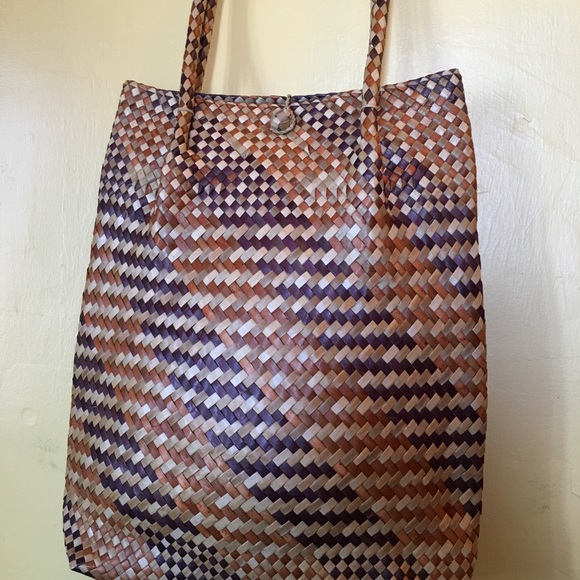 🆕 Natural Raffia Summer Tote - Picture 7 of 8